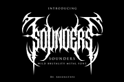 Sounders - Blackletter, a Blackletter Font by Absonstype (Thumbnail 1 of 9)