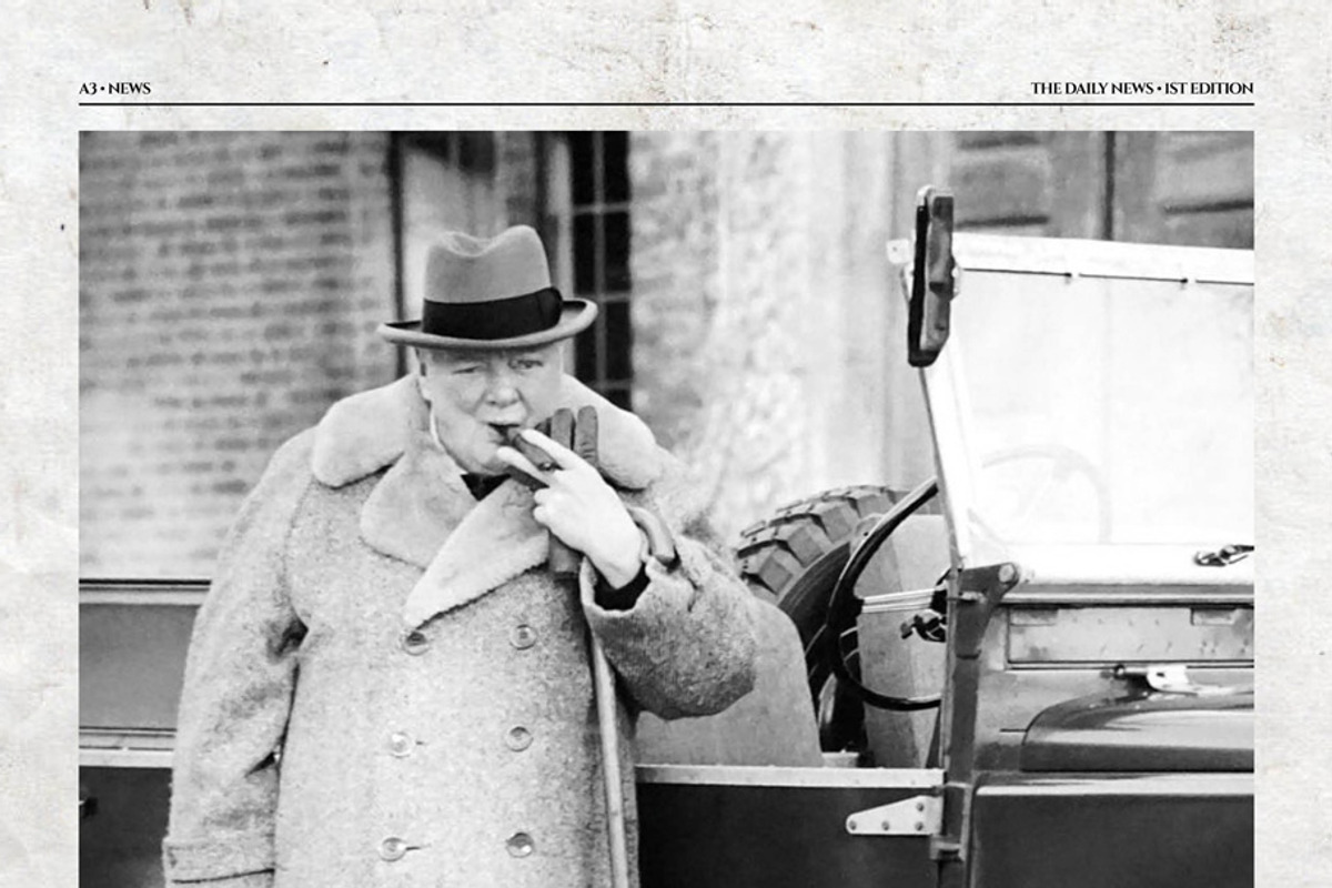 Vintage InDesign Newspaper Template, a Flyer Template by Newspaper Templates (Photo 4 of 12)