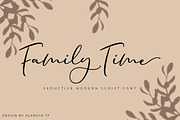 Family Time, a Font by Alandya TypeFoundry (Thumbnail 1 of 8)