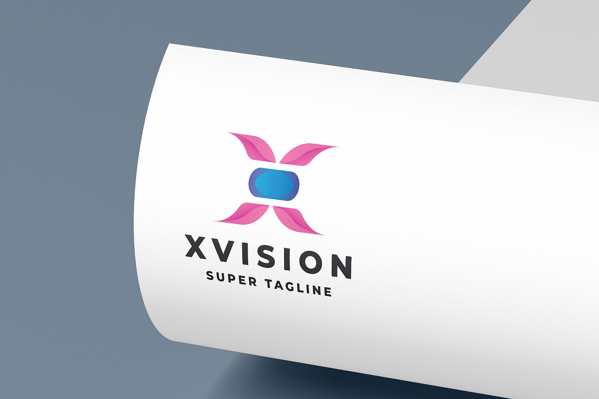 XVision Abstract X Logo, a Branding & Logo Template by Design_Planet (Photo 1 of 2)