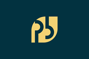 natural P and B leaf logo