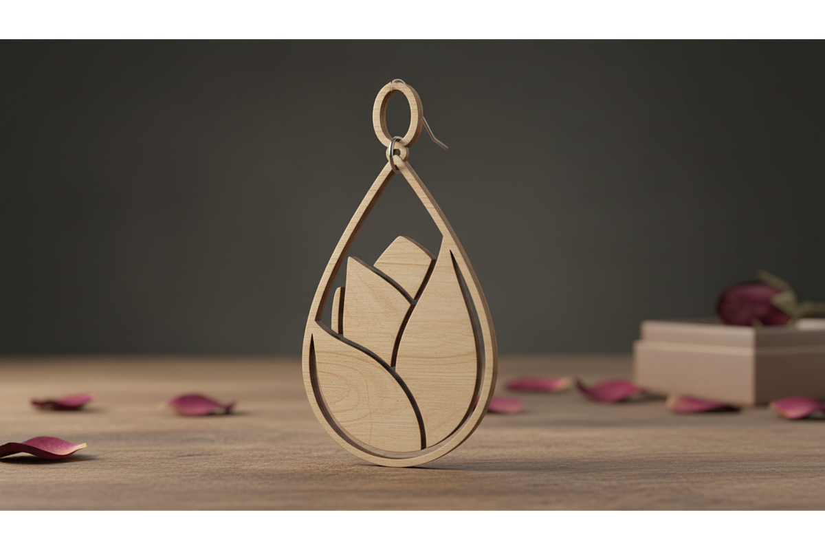 Floral Charm Earring Files, a Graphic by musafir_fashion (Photo 5 of 11)