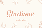 Gladione Casual Script Font, a Script Font by LetterJos (Thumbnail 1 of 8)