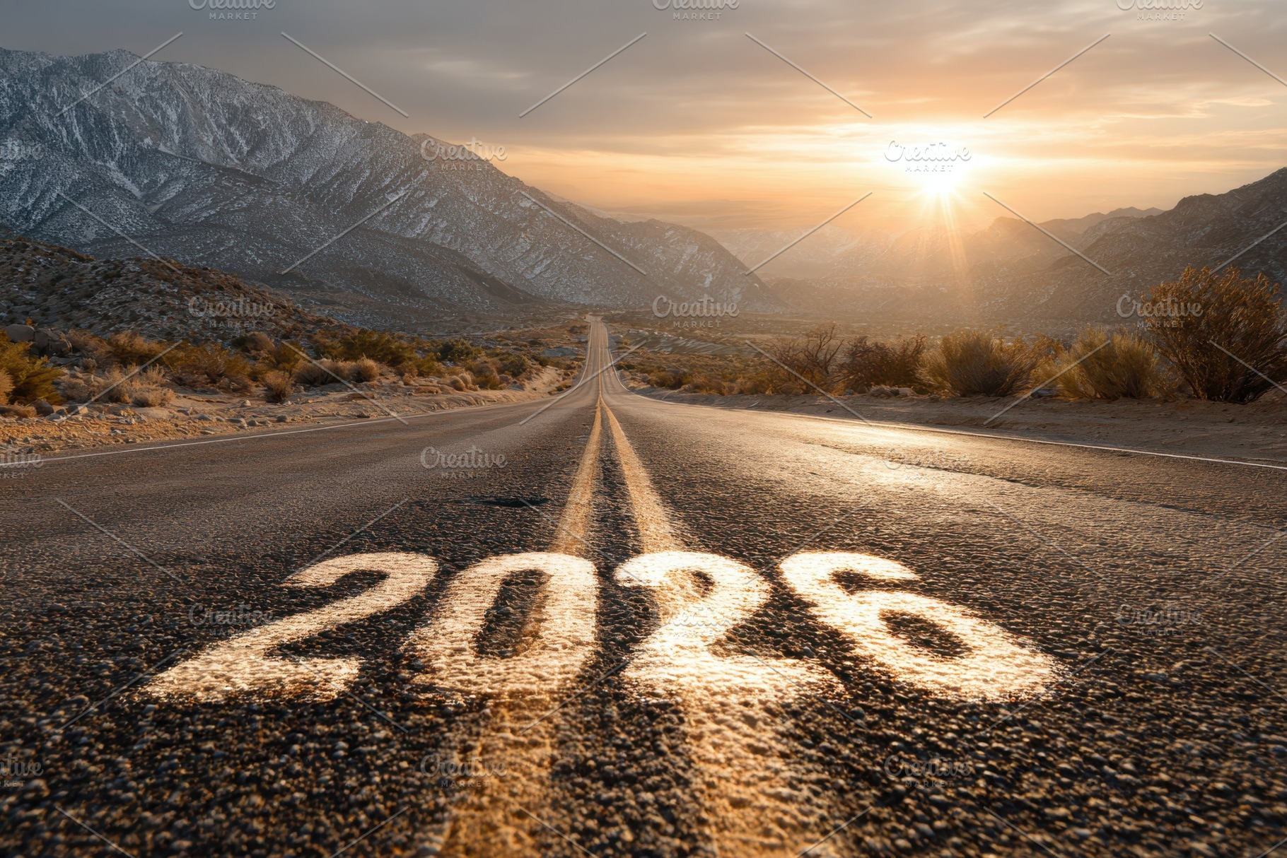 2026 Road to the Future Sunset Mount, a Photo by Pixeness Studio