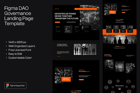 Figma DAO Governance Landing Page preview 6