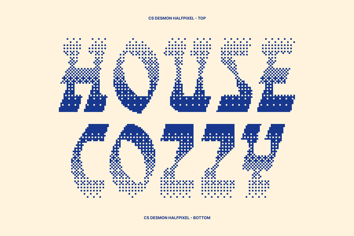 CS Desmon Halfpixel, a Serif Font by Craft Supply Co. (Photo 2 of 8)
