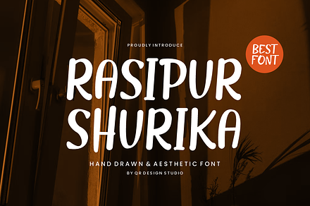 Rasipur Shurika - Marker & Stamp, a Handwritten Font by QR Design Studio