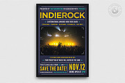 Indie Rock Flyer Template V1, a Flyer Template by ThatsDesignArt (Thumbnail 1 of 8)