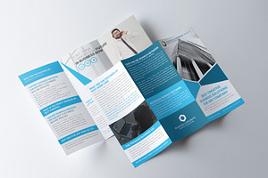 Print Shop Trifold Brochure Template