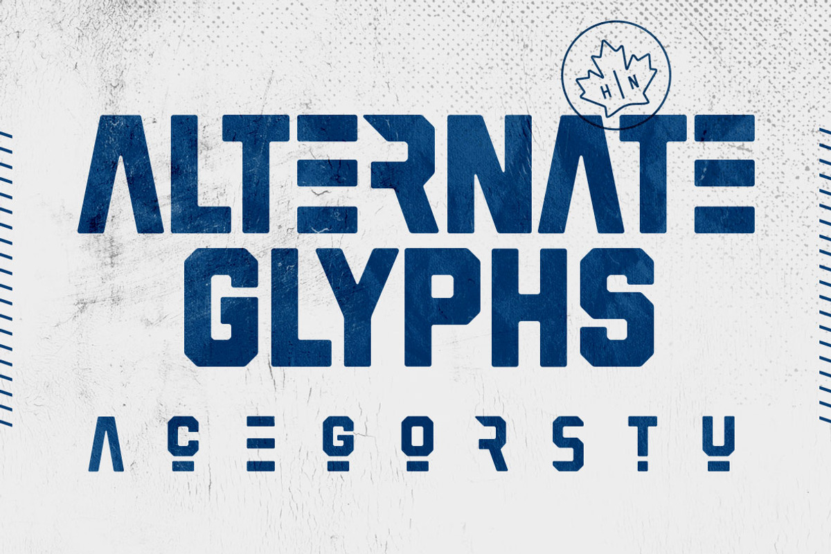 Hockeynight Sans, a Sans Serif Font by XTOPH - Fonts (Photo 5 of 7)