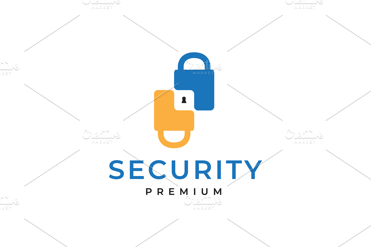 security padlock technology logo, a Branding & Logo Template by devastd