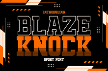 Blaze Knock Sport Font