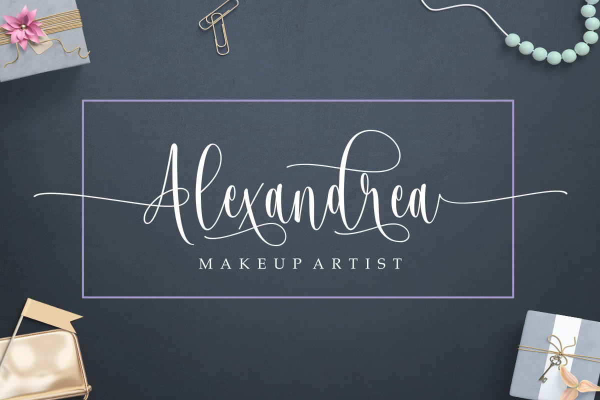 Josephira Fancy Script Font preview 2