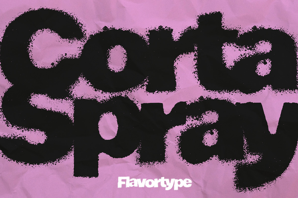 Corta Spray, a Sans Serif Font by Flavortype (Photo 1 of 16)