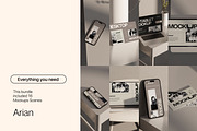 Arian - Minimal Mockup Bundle, a Device Mockup by Creavora (Thumbnail 5 of 8)