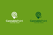 Cannabis Point Logo, a Branding & Logo Template by emotions76 (Thumbnail 2 of 3)