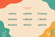 Monkeela | Playful Loop Display Font, a Sans Serif Font by Maenjari Std (Thumbnail 4 of 10)