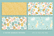Easter seamless patterns, a Pattern Graphic by Nadia Grapes (Thumbnail 4 of 5)