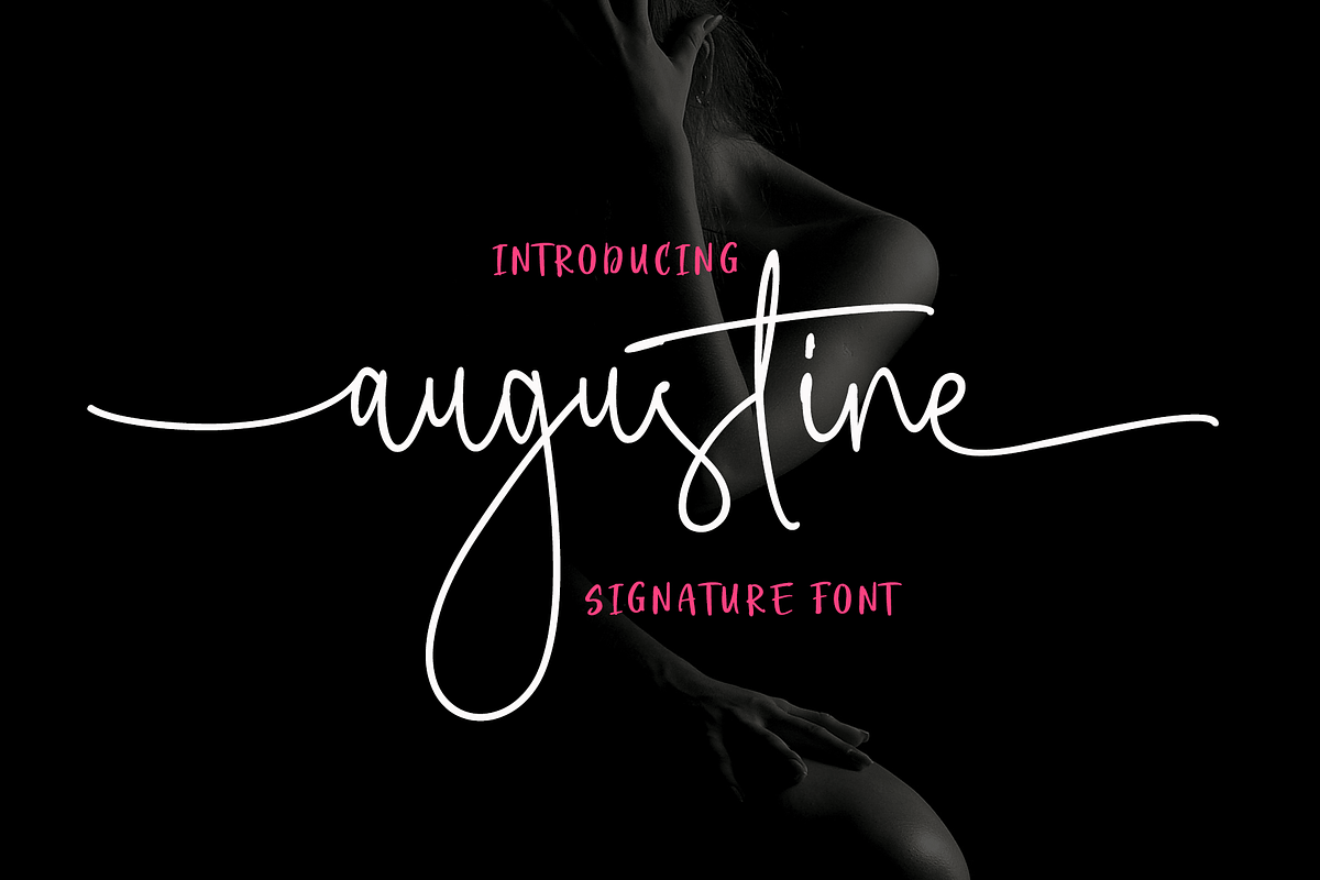 Augustine Signature, a Script Font by Meutuwah (Photo 1 of 6)