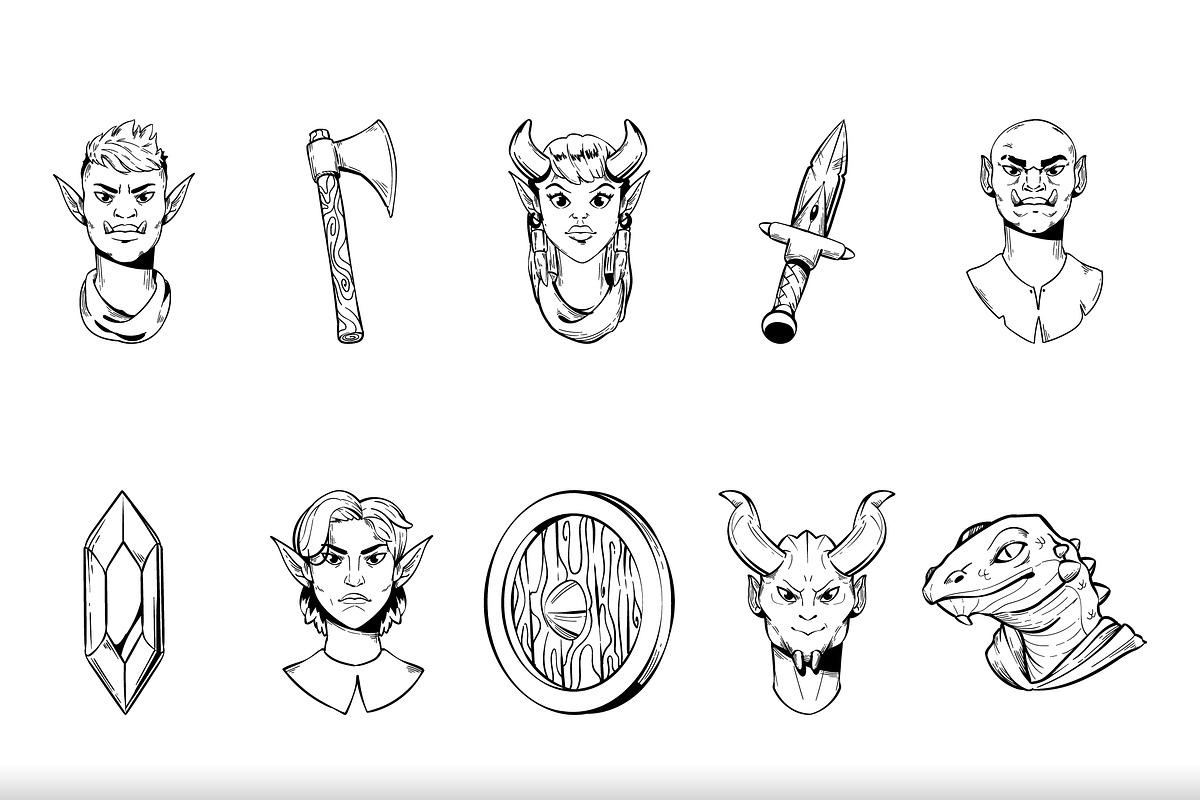Fantasy Icon Set