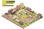 Isometric city map elements, an Object Graphic by tele52 (Thumbnail 46 of 72)