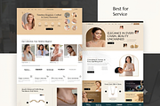 Swarna Jewelry Store WordPress Theme, a WordPress Template by ThemesRain (Thumbnail 2 of 3)