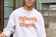 Groovy Chunk - Retro Display Font, a Symbol Font by AnningArts (Thumbnail 3 of 7)