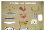 Rustic Farm Easy Badge & Label Maker, an Animal Illustration by Le Paper Cafe (Thumbnail 4 of 7)