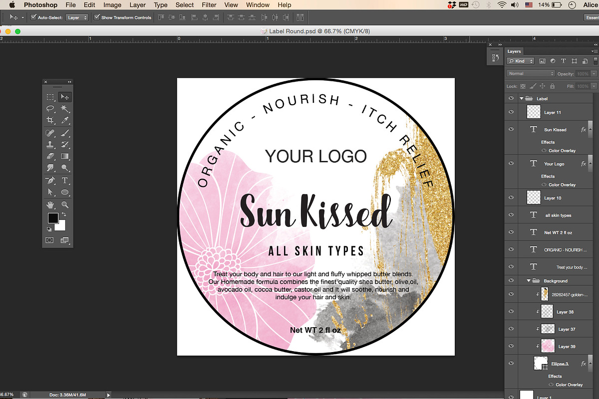 Circle label template ID52, a Stationery Template by AIW SOLUTIONS
