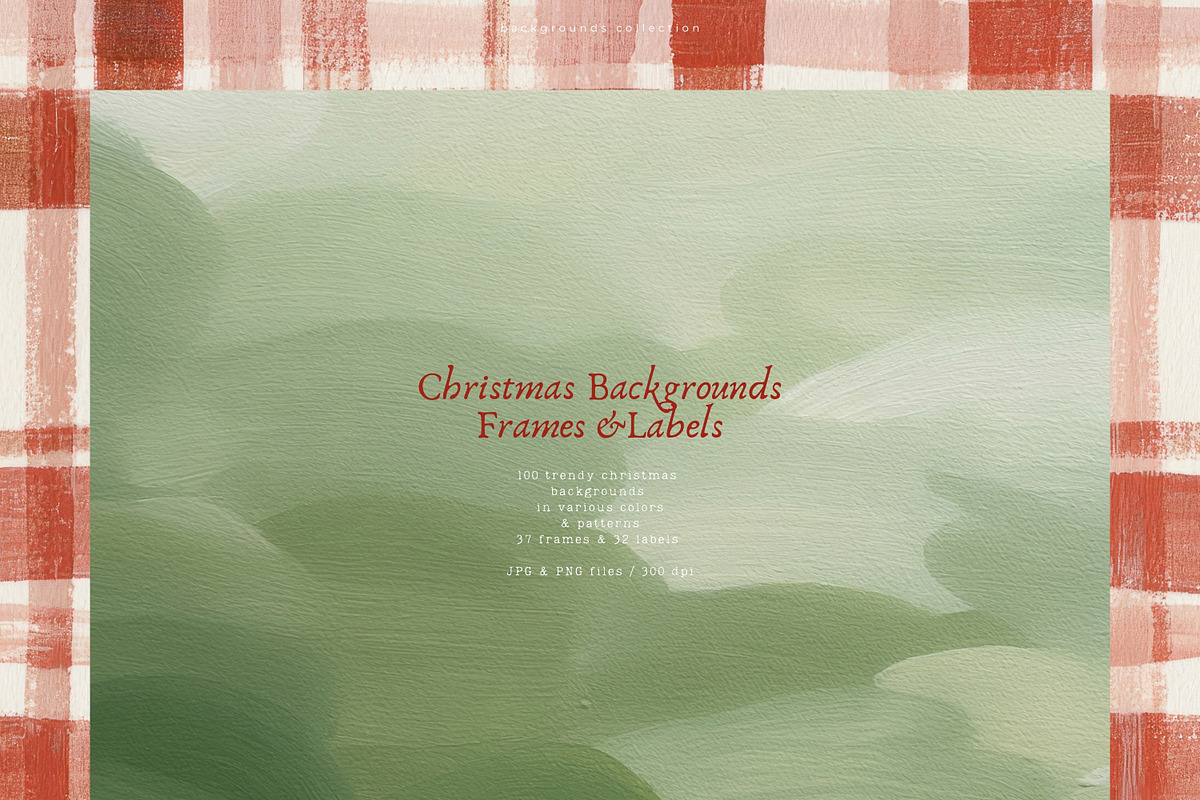 Christmas Backgrounds Frames Labels, a Background Graphic by PeDe Designs (Photo 6 of 16)