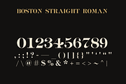Boston Straight Roman – Display Font, a Serif Font by Lilithcollageart (Thumbnail 15 of 20)