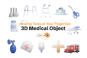 3D Medical & Healthcare Pack, an Object 3D Model by Dudukbersama (Thumbnail 1 of 4)