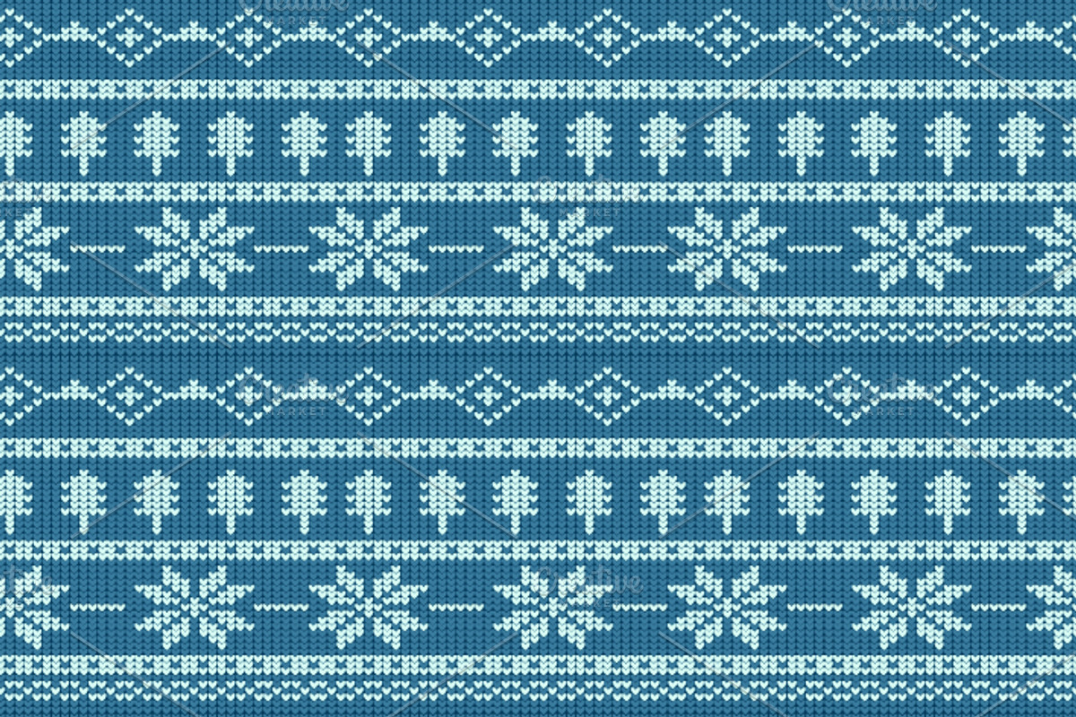 Christmas Seamless Knitting Patterns preview 5