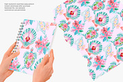 Coastal Coquette Seamless Pattern, a Pattern Graphic by Pink Studio Art (Thumbnail 4 of 4)