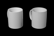 Coffee and Tea Ceramic Mug Base Mesh, a Furniture 3D Model by VK Studio (Thumbnail 4 of 16)