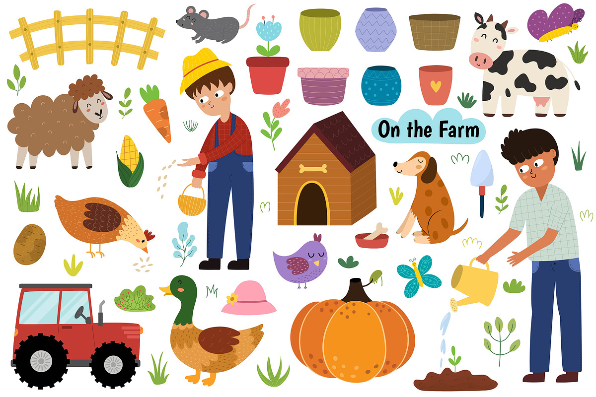 Big Farm Collection: 697 in 1, an Animal Illustration by Gulnara Sabirova (Photo 7 of 30)