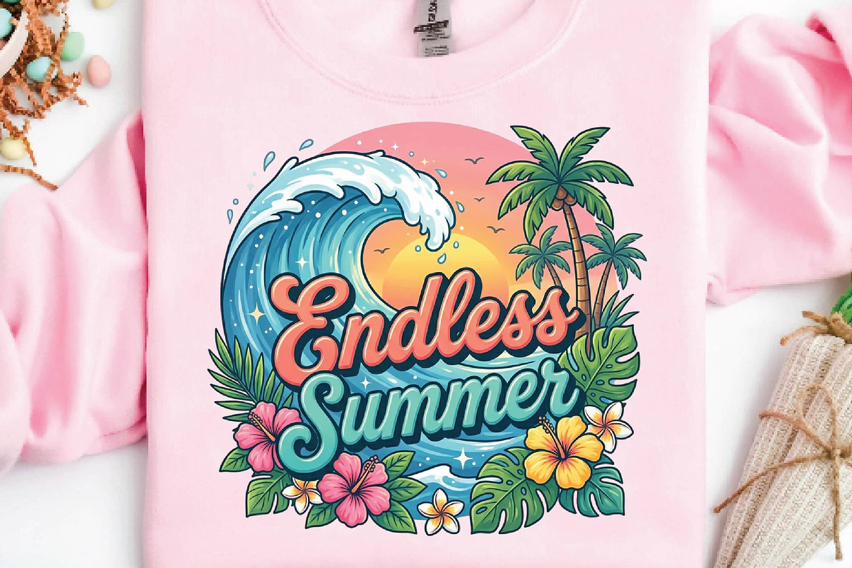 Beach Vacation Sublimation Design, a Seasonal Illustration by DreamPrint404 (Photo 5 of 6)