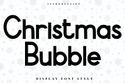 Christmas Bubble, a Script Font by InermediaSTUDIO (Thumbnail 1 of 8)