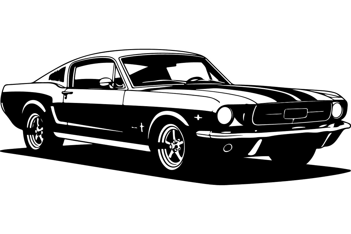 Classic Muscle Car SVG Bundle, an Object Graphic by Creativeshirt (Photo 12 of 13)