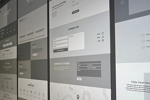 Website Wireframe Template