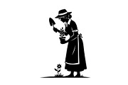 Garden Bunny Silhouette Bundle, an Illustration by jahid234 (Thumbnail 46 of 48)