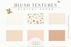 Blush Vintage Dry Flower Textures