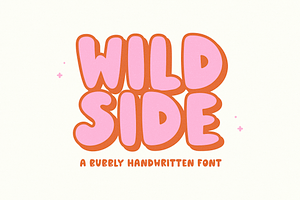 Wildside Bubbly Handwritten Font