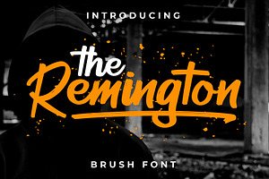 Remington Brush Font