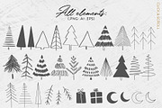 Scandinavian Christmas Trees & More, an Illustration by amber&ink (Thumbnail 3 of 6)