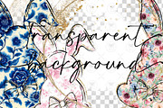 Bunny Floral Bow Easter Clipart, an Illustration by BigCakeBee (Thumbnail 2 of 5)