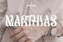 Marthias - Display Font