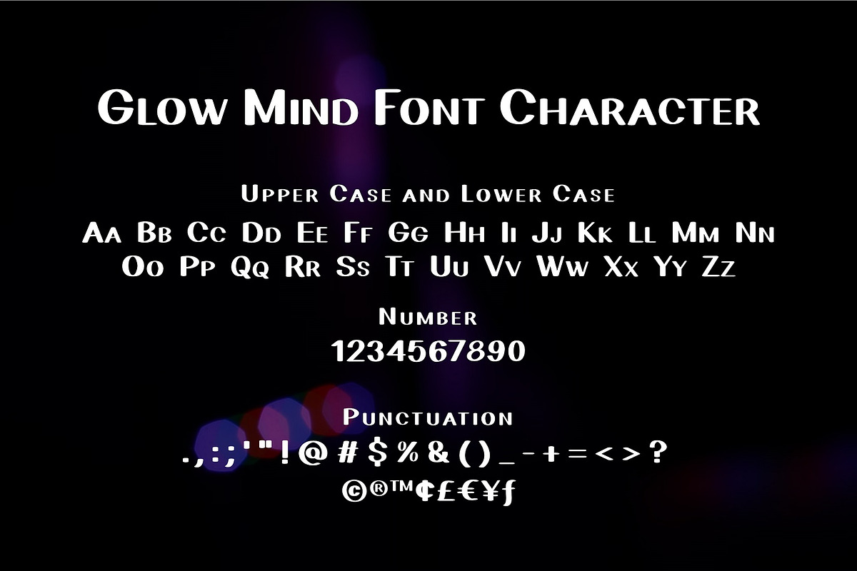 Glow Mind Modern Sans Font, a Sans Serif Font by Gumrega Studio (Photo 5 of 6)