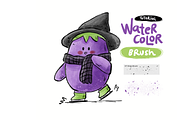 KATIKA Watercolor Brush, a Brushes & More by tika.ardianti (Thumbnail 8 of 10)