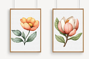 Spring Flowers Watercolor Clipart, an Illustration by Libby Wishes (Thumbnail 4 of 7)